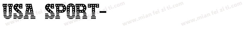 USA Sport字体转换